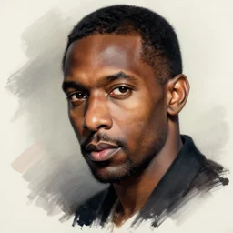 close up portrait of a man, dynamic lighting, ultra detailed, elegant, 4 k, by philip pearlstein, kehinde wiley