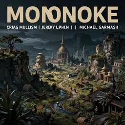 momonoke, fine details. night setting. realistic shaded lighting poster by craig mullism, artgerm, jeremy lipkin and michael garmash, unreal engine, radiant light, detailed and intricate environment, digital art,