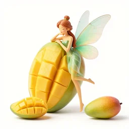 mango fairy from the beautiful'food art collection masterpieces ', dslr