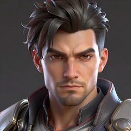 tracer from overwatch portrait, close up, zbrush artstation concept art, intricate details, highly detailed portrait cinematic lightning, octane render, 8 k hd by michael komarck
