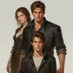 Matthew Fox and Evangeline Lilly as a ruggedly handsome hero, intricate, elegant, highly detailed, centered, digital painting, artstation, concept art, smooth, sharp focus, illustration, art by artgerm and donato giancola and Joseph Christian Leyendecker, WLOP