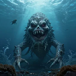 scary sea monster i'm the ocean