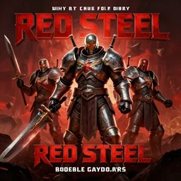 red steel game, poster