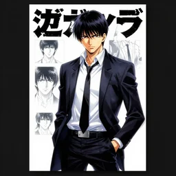 professionally drawn seinen mature cyberpunk detective horror action manga comic cover about plasma, full color, beautifully drawn coherent professional, drawn by ilya kuvshinov, ilya kuvshinov, satoshi kon and tsutomu nihei. japanese script kanji hiragana on the cover. simplistic minimalist stylized cover art. cel shaded