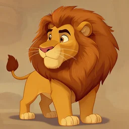 beautiful detailed character design of a cartoon lion'the lion king ', tlk, profile picture. deviantart adoptable, style of maple story and zootopia, portrait studio lighting by jessica rossier and brian froud in the style of disney, artstation deviantart alphonse mucha