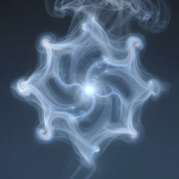 A beautiful form made of pale blue smoke in the style of Aldo Katayanagi + Fractal Smoke + Centered + Iridescent smoky Elements + Moody Lighting + Cinematic Lighting + Deep Shadows + Hyper Realistic + Hyper Maximalist + Maximalist Composition + Intricate tendrils Details + Trending on Artstation + Hall of Fame on Cgsociety + 8K portrait + 8k Post-Processing Highly Detailed + Rendered by Octane Engine + 8K Artstation 8k Detail Post Processing + Octane Render
