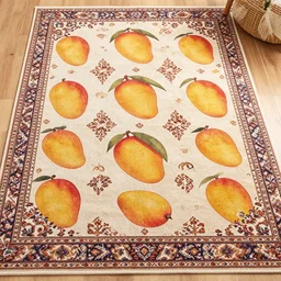 mango fruit pattern photo of persian rug with