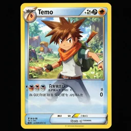 teemo, a pokemon card of teemo, pokemon card scan
