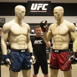 store mannequins fight in epic ufc finale