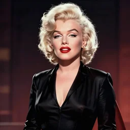 stunning epic portrait of Marilyn Monroe as DC\'s Black Canary, artstation, behance, digital art masterpiece