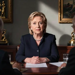 hillary clinton as the game master in a d & d session