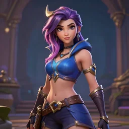 still of pretty Riven (LoL) in KDA music video. 3d render, octane render, game art, realistic, highly detailed, trending on artstation, 4k, trending on artstation, pixar, cgsociety, unreal engine 5, redshift render, trending on artstation, blender, behance, cg