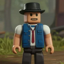 Film still of Roblox Man, from Red Dead Redemption 2 (2018 video game)