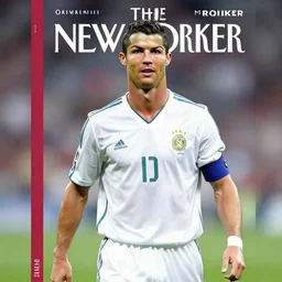 ronaldo nazario on the cover of the new yorker magazine