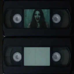 vhs footage of a unsettling creepy scene