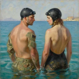 Losing my best friend and swim buddy as a Navy Seal in Afghanistan, Oil painting like the Old Masters is my only Refuge from PTSD