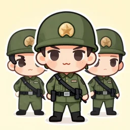 chibi soldiers
