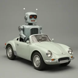 ( ( ( ( ( 1 9 5 0 s retro future android robot ratrod. muted colors., ) ) ) ) ) by jean - baptiste monge,!!!!!!!!!!!!!!!!!!!!!!!!!