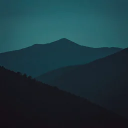 synthwave mountain background, melancholic, lo fi