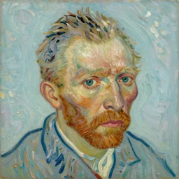 portrait of a tired old man with white hair by van gogh, detailed face, symmetrical painting, beautiful expressionist oil painting masterpiece, 8 k resolution, smooth, sharp focus, pastel color palette, trending on artstation