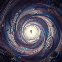 a psychedelic realm wrapping around itself in a royal dimension, in the style of h. r. giger and greg rutkowski and amanda sage, lush, sumptuous, exquisite, elegant, elaborate, rich, ray traced, global illumination, artstation