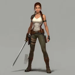 Lara Croft concept art