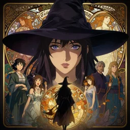 highly detailed vfx - portrait of a witch, beautiful eyes, complex epic composition, unreal engine, greg rutkowski, only, once, people, makoto shinkai and louis van baerle, ilya kuvshinov, rossdraws, tom bagshaw, alphonse mucha, global lighting, detailed and complex environment, masterpiece