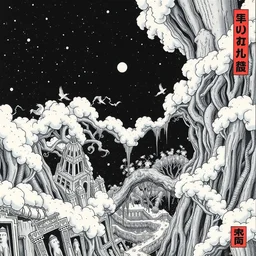 album cover of escher kanji by akihiko yoshida