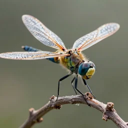 alien dragonflies highly detailed