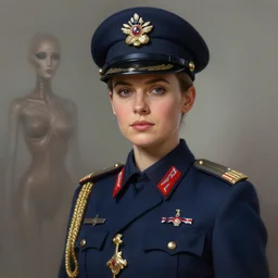 epic professional digital airbrush art of attractive female irish airforce captain, by leesha hannigan, iris van herpen, joelle jones, artstation, cgsociety, wlop, epic, realistic, gorgeous, detailed, cinematic, masterpiece