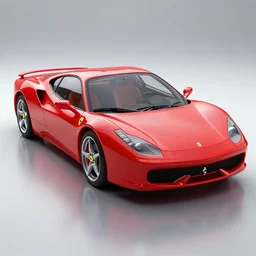 ferrari 4 5 8 made out of jello, digital art, artstation