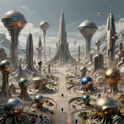 epic futuristic cyberpunk alien landscape, ultra realistic, wide angle, intricate details, the fifth element artifacts, highly detailed by peter mohrbacher, hajime sorayama, wayne barlowe, boris vallejo, aaron horkey, gaston bussiere, craig mullins, syd mead 1 4 0 mm