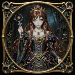 ( ( gothic # ) ) kid rock princess portrait *. *. by battle angel alita * *, rene lalique, highly detailded, ( ( misa amane # ) ), by william - adolphe bouguerea *. *