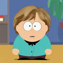 Angela Merkel in South Park, still image