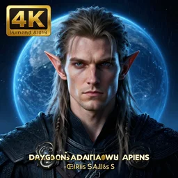 ( ( ( ( ( hyperrealist distant portrait of a drow from dragons and dungeons in a blue planet where it rains ashes. ) ) ) ) ) by chris rallis, fantasy, photorealistic, octane render, unreal engine, dynamic lighting, bet face, handsome man, beautiful, wlop, cute, perfect factions, perfect man, trending on artstation, poster, volumetric lighting, very detailed faces, 4 k, award winning