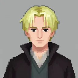 a beautiful pixelart!!!! artwork of voldemort, featured on artstation
