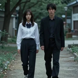 korean film still from korean adaptation of The Blair Witch Project (1999)