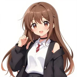 2 0 2 0 s style cute anime girl. trending on pixiv, trending on arstation, trending on deviantart, trending on newgrounds. heavy clean lineart by ilya kushinov
