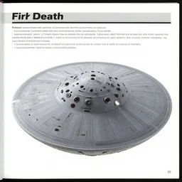 a page from the user manual of first Death Star commercal model