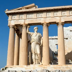 zeus on the partenon