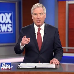 zombie rand paul shows off his skills on the foxnews morning show. television footage.