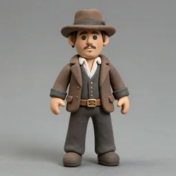 clay model of johnny depp