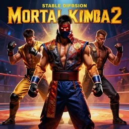 Stable Diffusion beats Dalle 2 in a Mortal Kombat tournament cover art by Wayne Barlowe