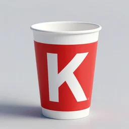 the white red paper cup, fine art, artstation, octane render, cgsociety