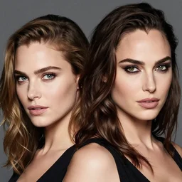 portrait of alexandra daddario and gal gadot hybrid by mario testino, headshot, detailed, award winning, sony a 7 r