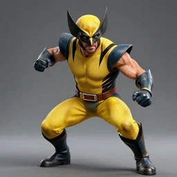 portrait of wolverine in action stance, danny devito portraying wolverine, octane render