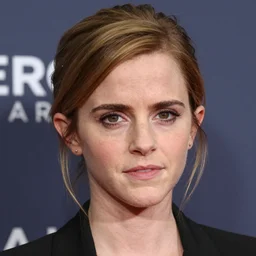 Emma Watson elderly face face of 60 year old woman