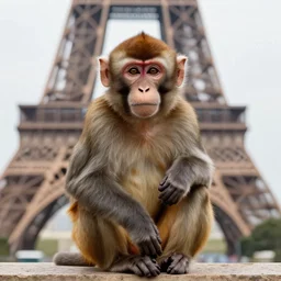 a monkey in paris