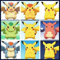 collage of all 1 5 1 original pokemon
