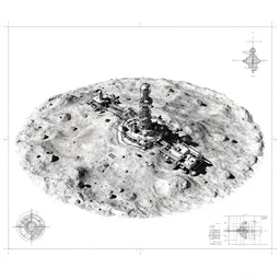 a screenshot of the blueprints for the first colony on mars